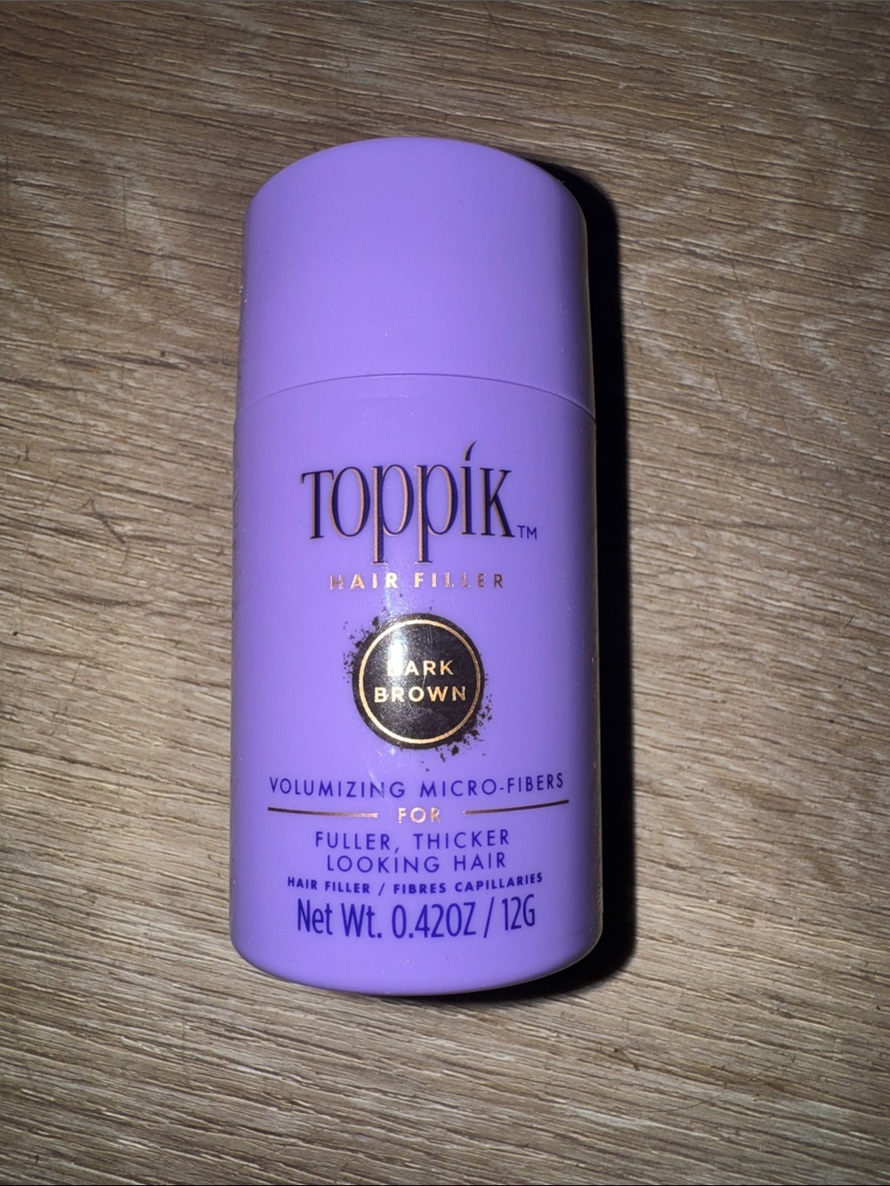 Dark Brown Volumizing Micro-Fibers - Purple Bottle